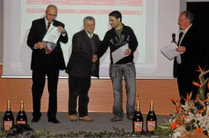 Premiazione del vincitore Valerio Cilio